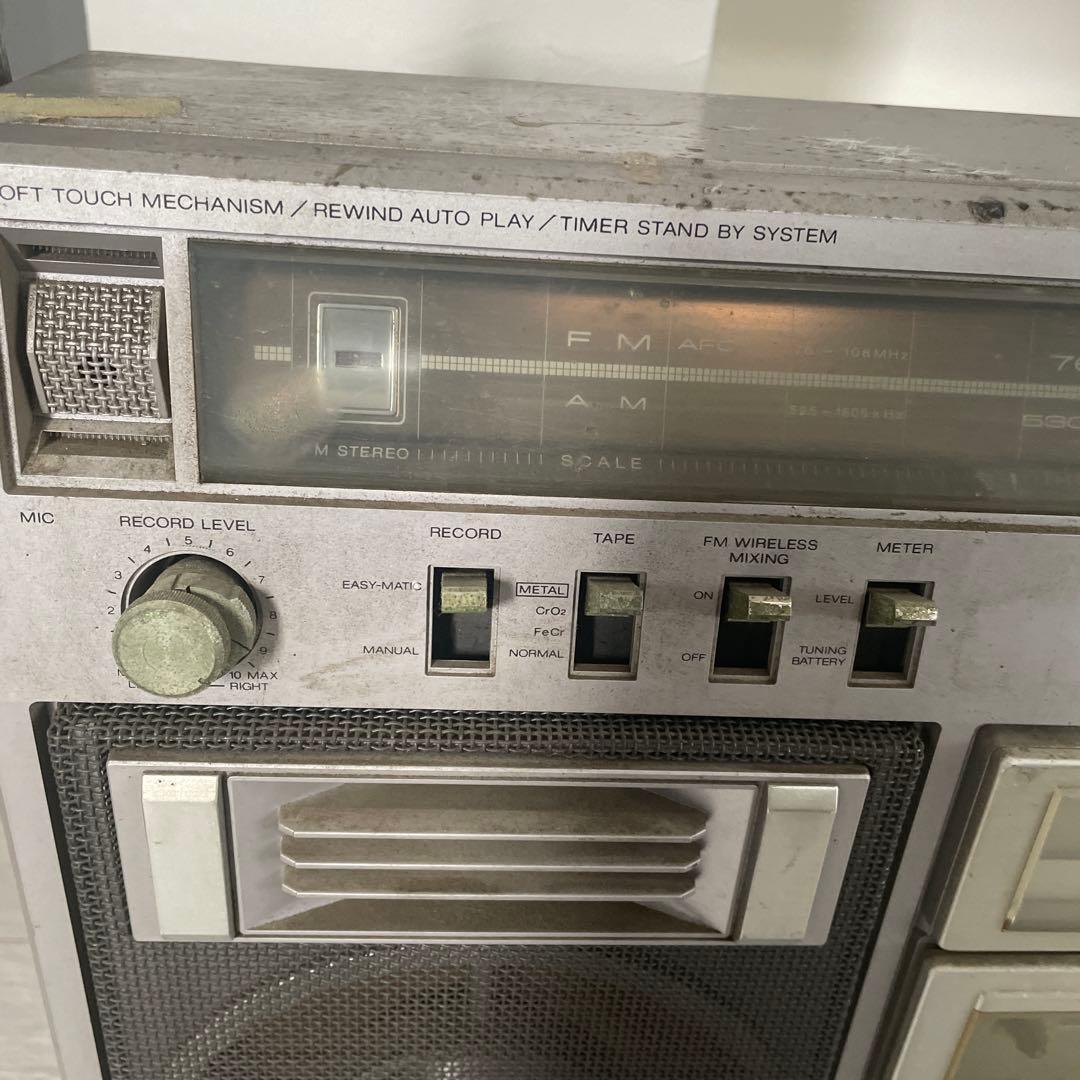 ラジカセ National RX-5600 レトロ　ラジオ　アンティーク