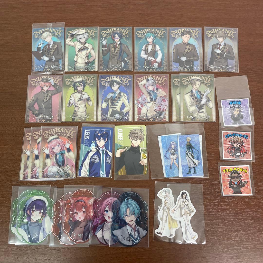 ❶にじさんじ チェキ風カード 特典カード ステッカー 紙類 まとめ売り