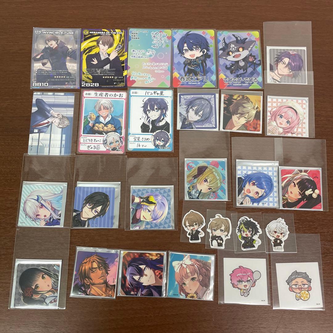 ❶にじさんじ チェキ風カード 特典カード ステッカー 紙類 まとめ売り