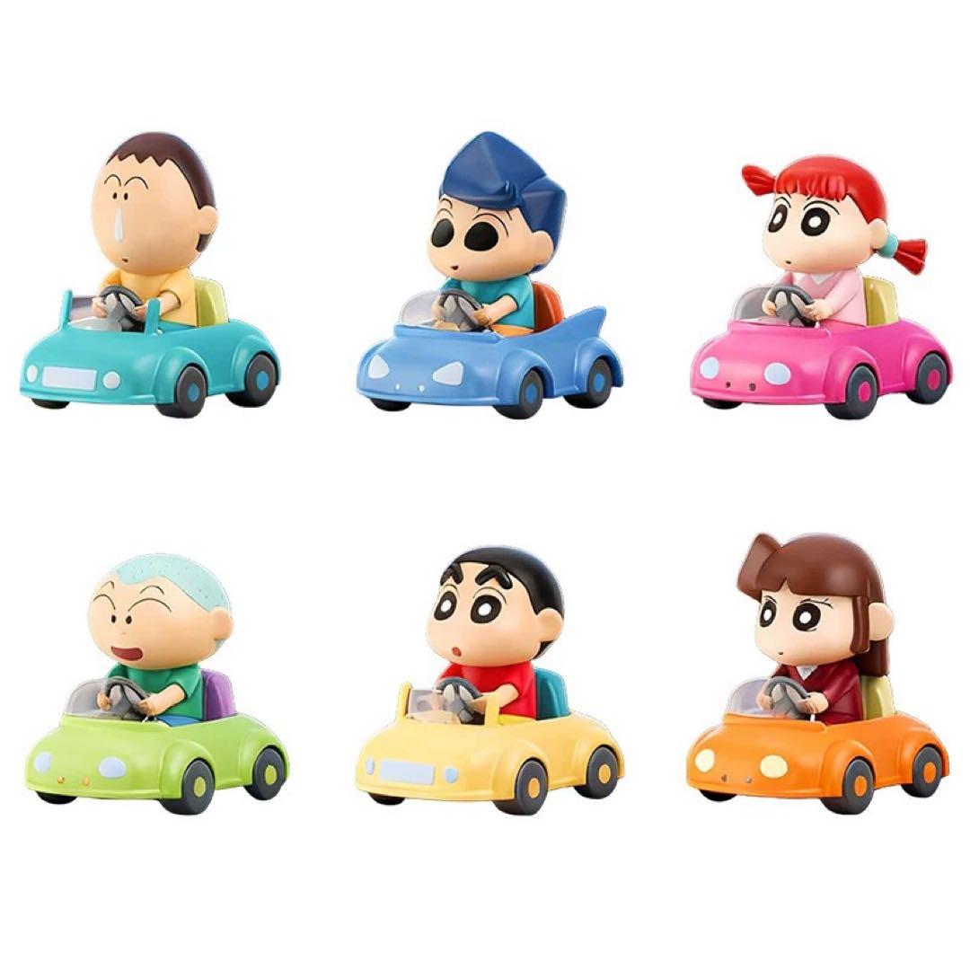 Jandoon クレヨンしんちゃん プルバックカー フィギュア 6個入りBOX