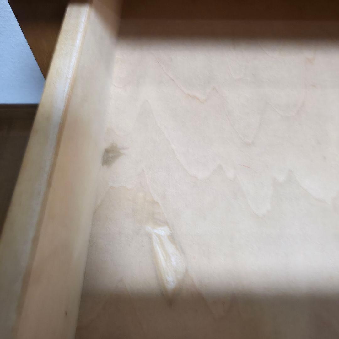 258】美品　カリモク　電話台　サイドテーブル　カントリー調　キャビネット