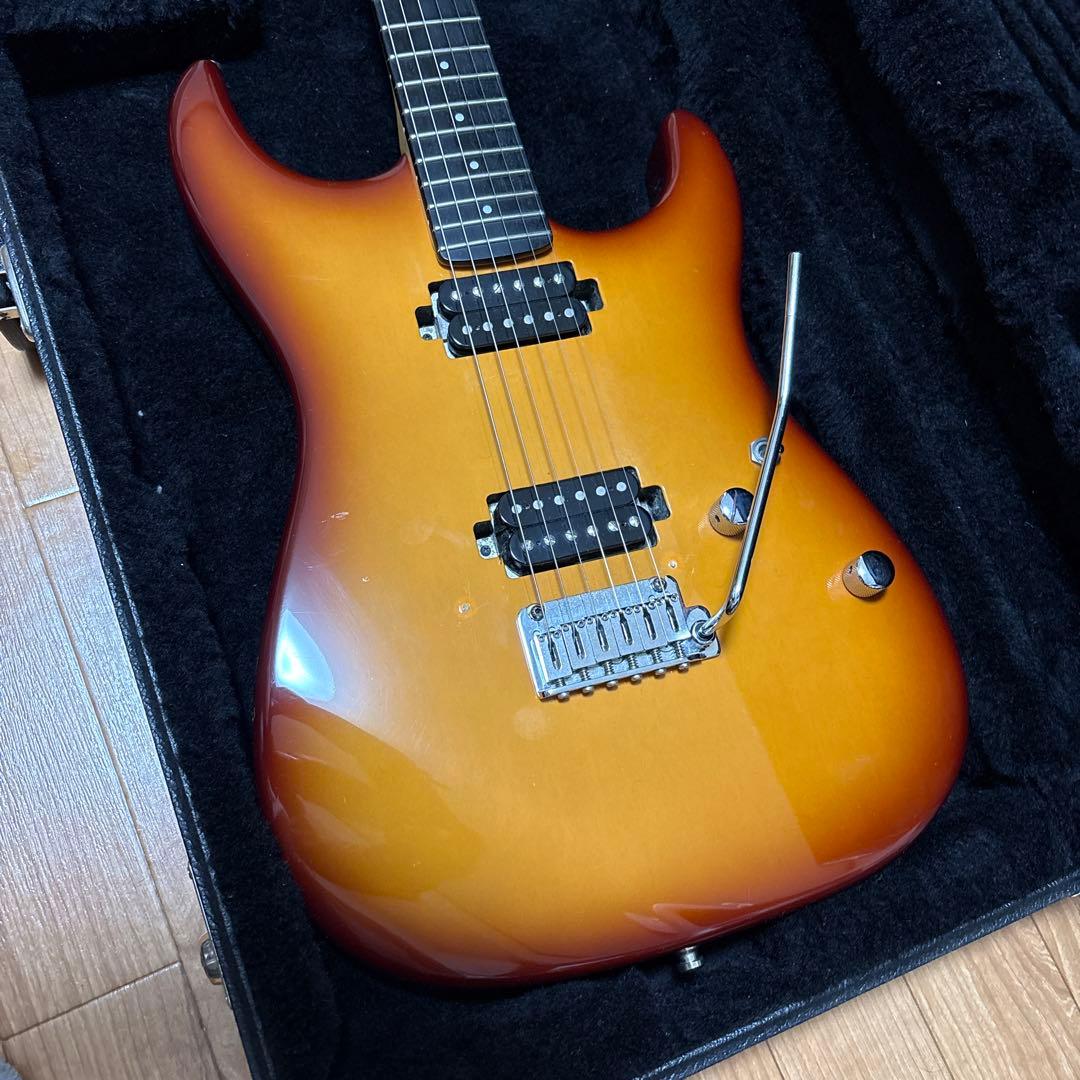 なぎ様売約済み。P-Project エレキギター オレンジ ハードケース付き