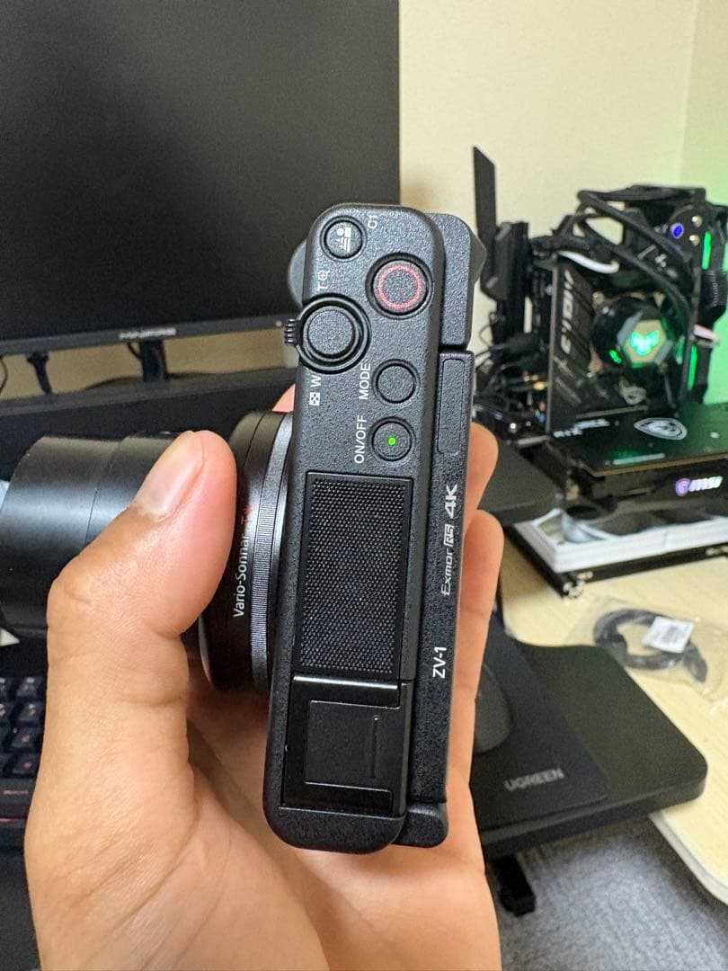 SONY ZV-1 Vlogカメラ 動作良好 バッテリー3個 充電器付き 箱なし