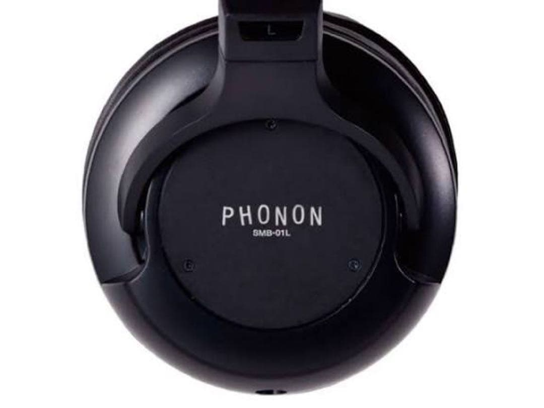 s*m様 PHONON フォノン SMB-01L ブラック ヘッドフォン