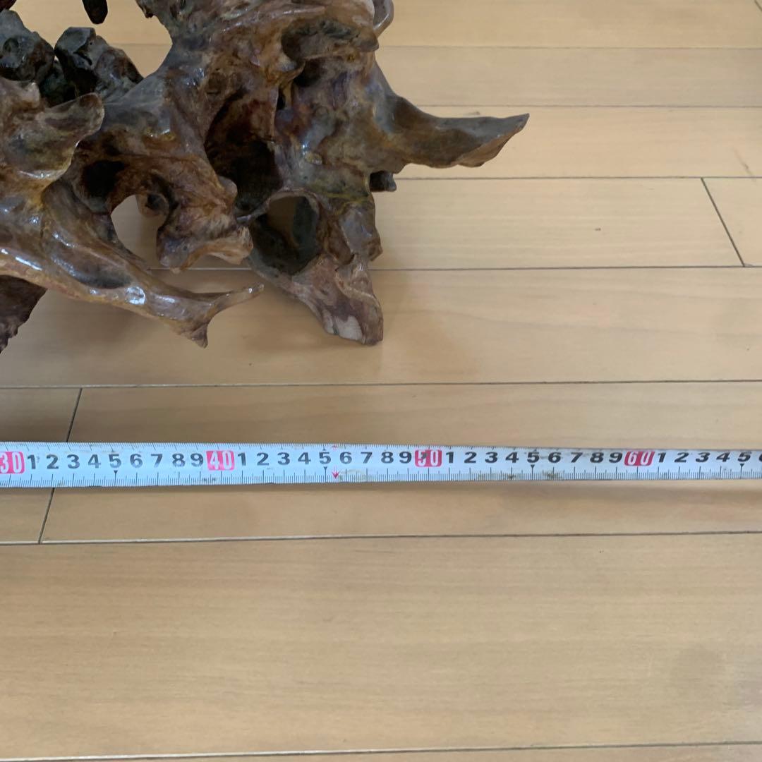 希少‼️ 木製インテリア置物 自然形状　流木(50×50×66)