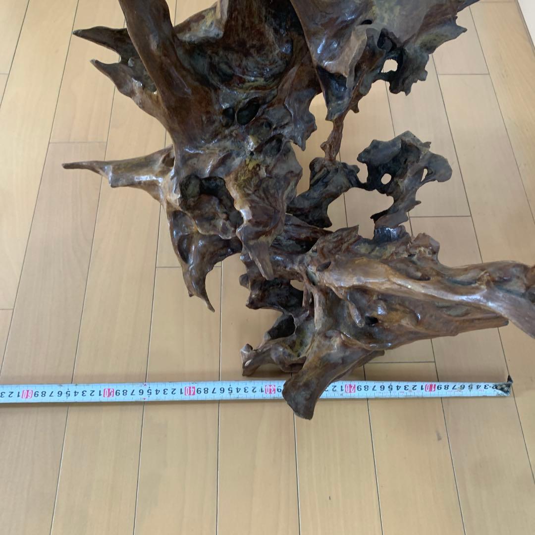 希少‼️ 木製インテリア置物 自然形状　流木(50×50×66)