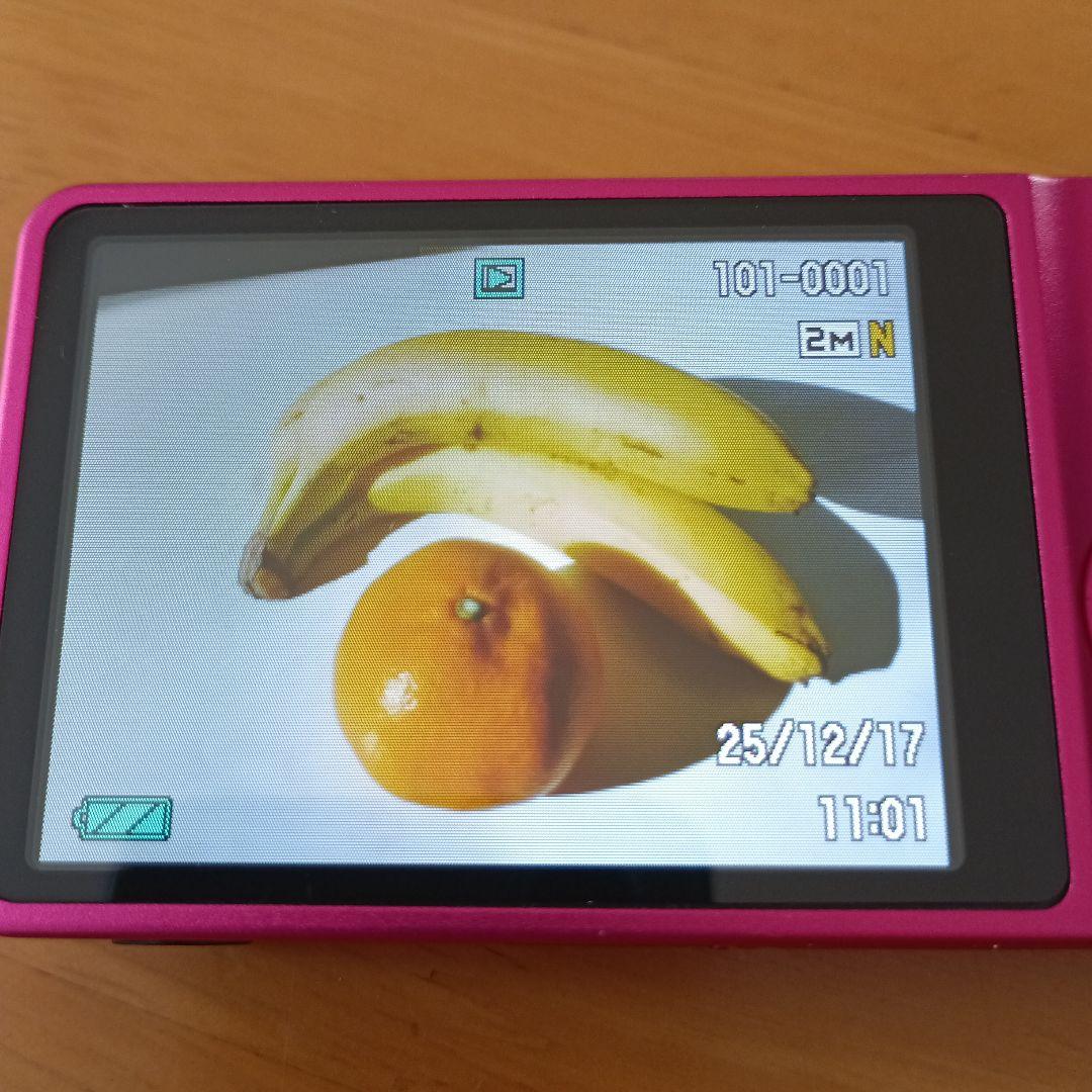 CASIO EXILIM 12.1メガピクセル レッド（充電器付)　 作動確認済