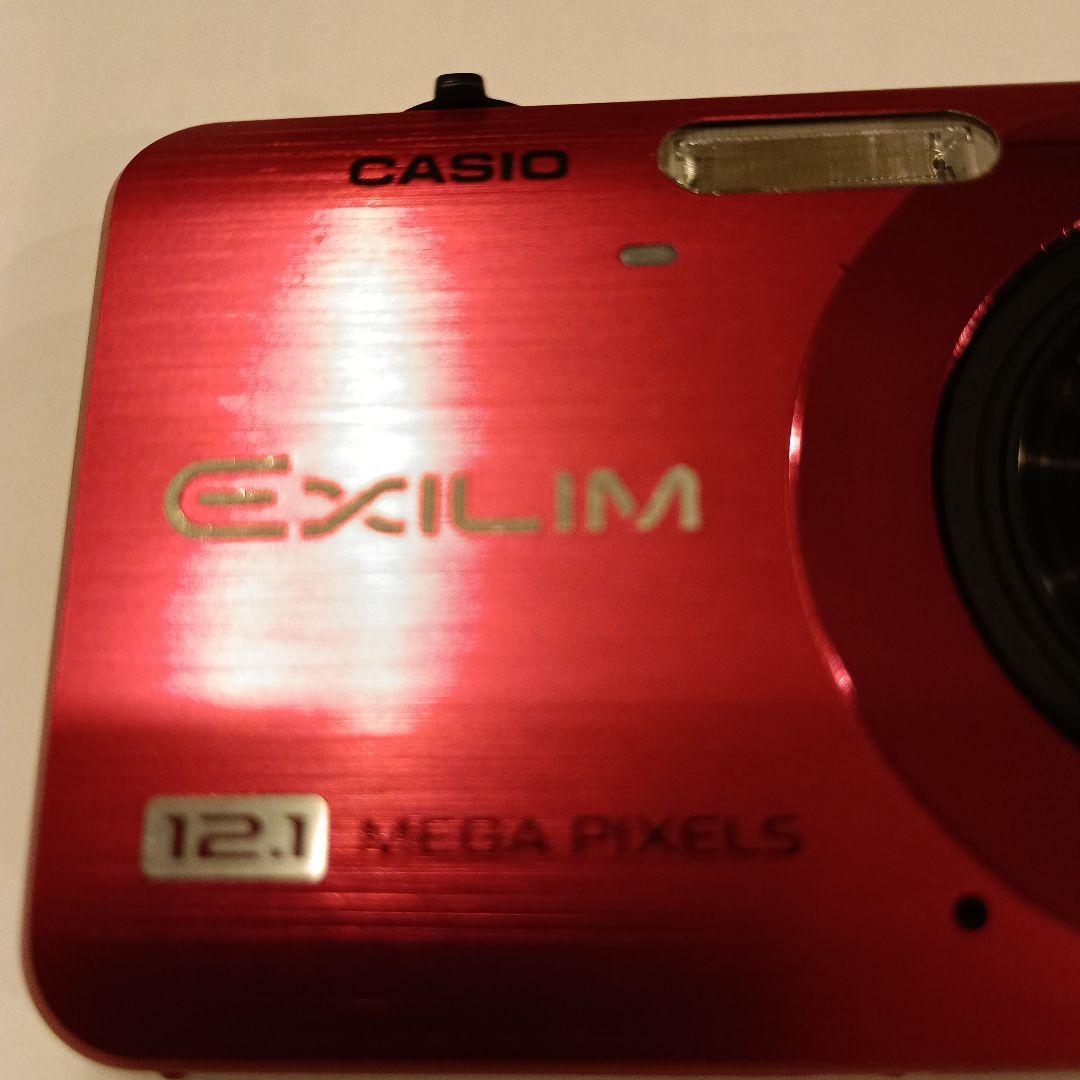 CASIO EXILIM 12.1メガピクセル レッド（充電器付)　 作動確認済