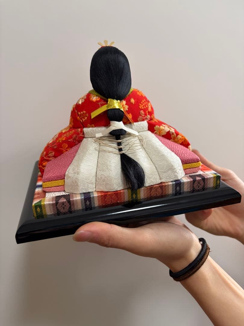 【美品】原孝洲 作 木目込み雛人形 親王飾り　伝統工芸｜内裏雛｜屏風・小物一式付