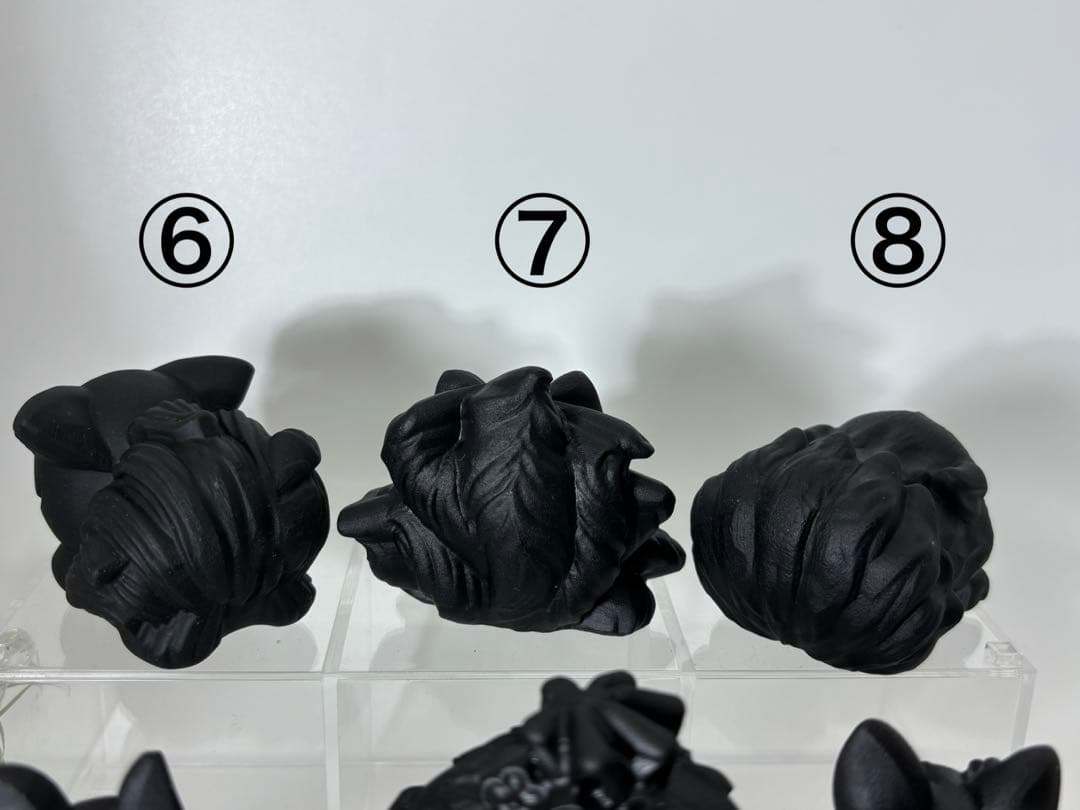 天然石　オブシディアン　九尾狐　置物　バラ売り可