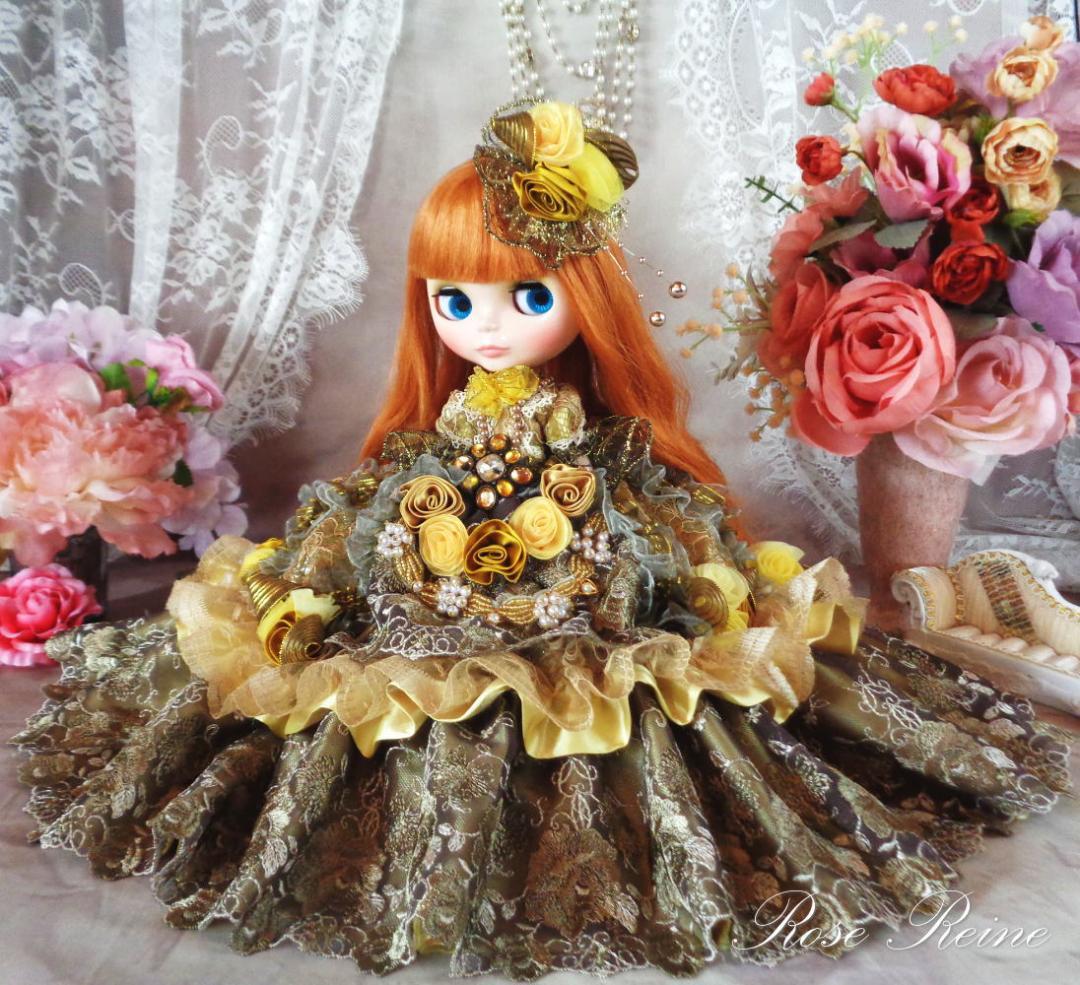 春祭セール！ヴィクトリア女王 クラシカルスモーキーのゴージャスフリルドールドレス