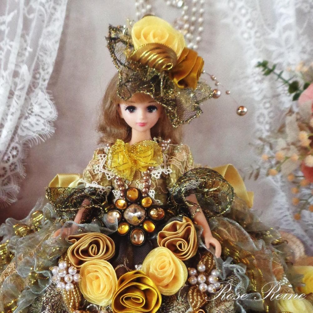 春祭セール！ヴィクトリア女王 クラシカルスモーキーのゴージャスフリルドールドレス