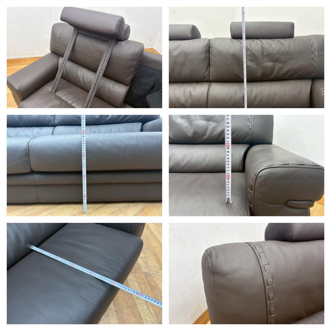 T8138☆展示品☆AlpaSalottiアルパサロンティ☆イタリア☆本革☆2P