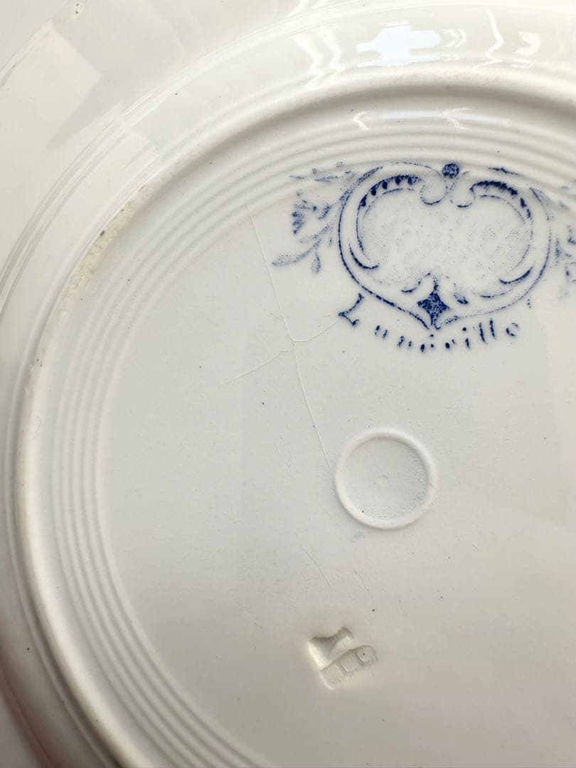 リュネヴィル　luneville デザート皿　フランス　アンティーク