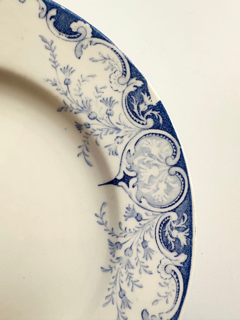 リュネヴィル　luneville デザート皿　フランス　アンティーク