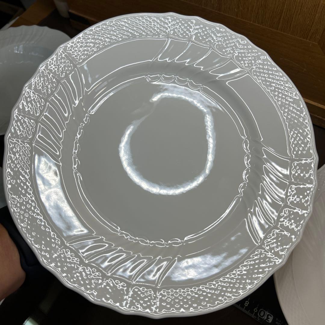 リチャードジノリ　ベッキオホワイト　ディナープレートとパスタプレート　各２枚