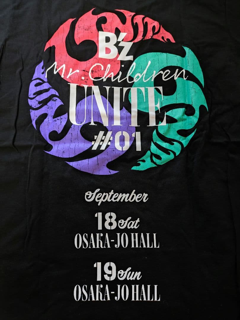 新品【Lサイズ】B'z【Mr.Children】UNITE　Tシャツ　超希少