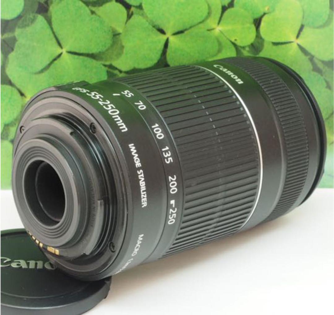 【美品】キャノンEF-S55-250mm ISⅡ手ブレ補正⭐️イベントで大活躍
