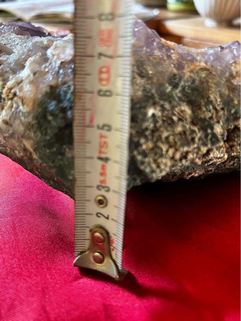 紫石英　水晶　天然石　クラスター　クォーツ　原石　アメジスト　パワーストーン