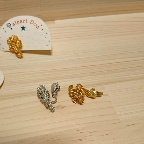 お花イヤリングセット【Palnart Poc】フラワー