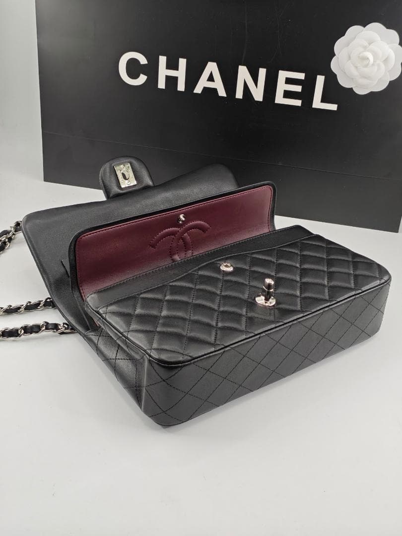 ノーブランド チェーン ショルダー バックブラック25