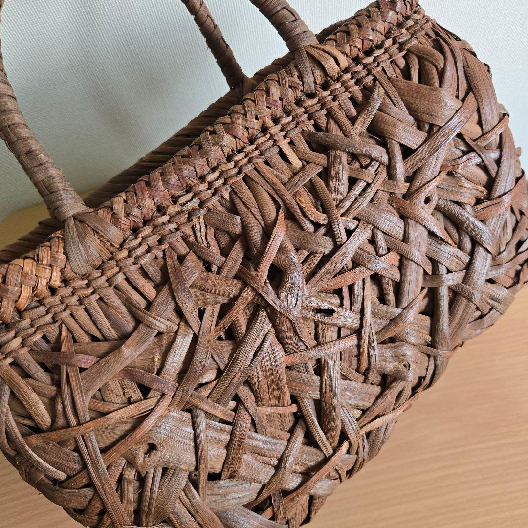国産 山葡萄籠バッグ②