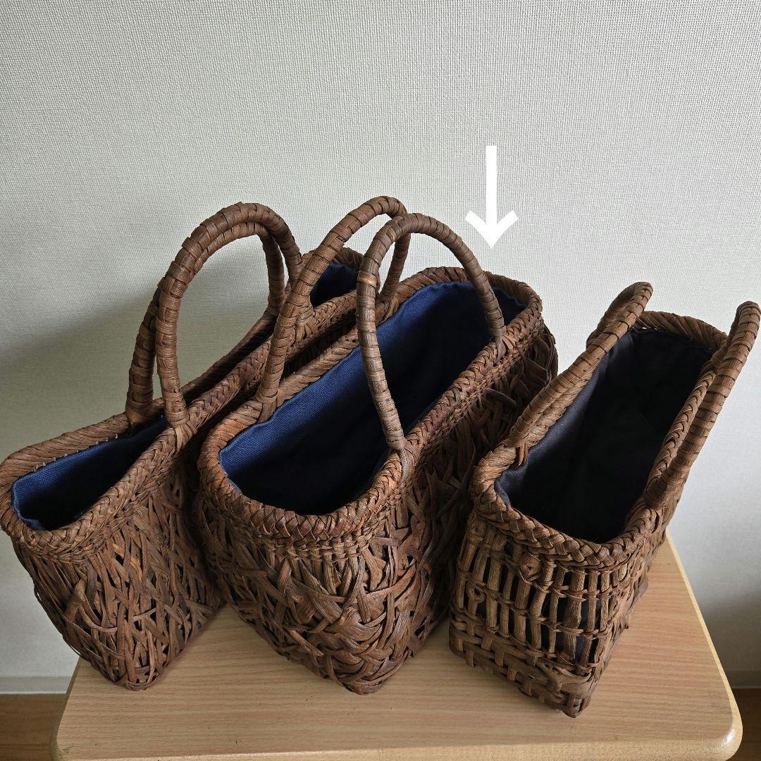 国産 山葡萄籠バッグ②