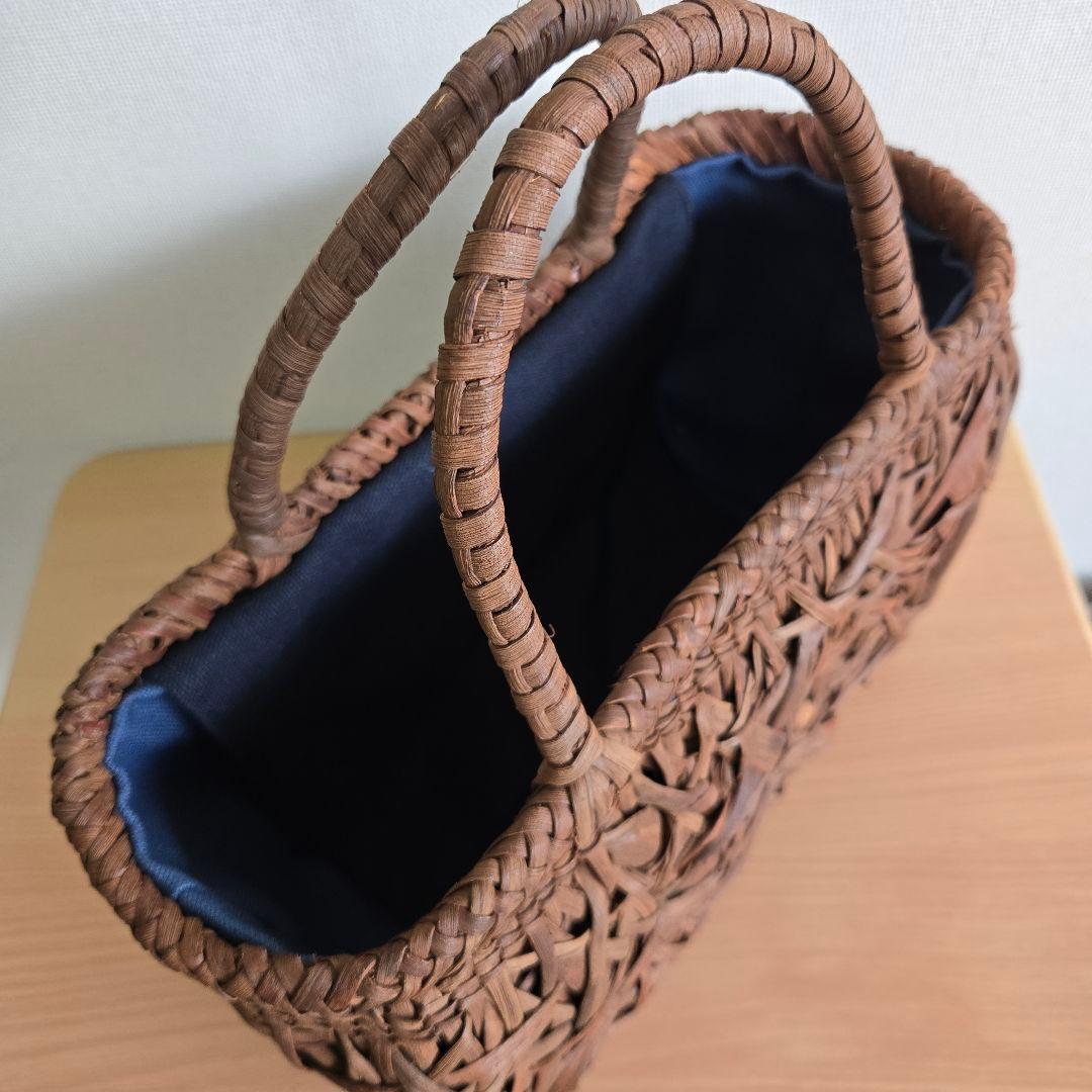 国産 山葡萄籠バッグ②