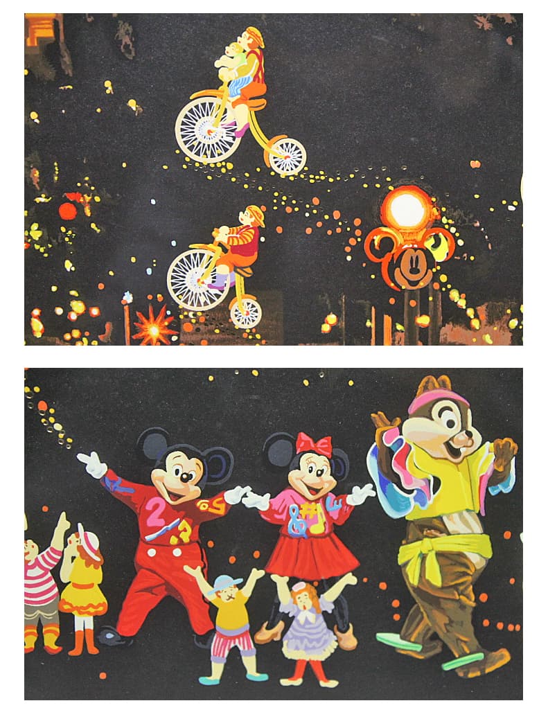 ヒロヤマガタ 【ブラウンキャッスル】 ディズニー シルクスクリーン 保証書有り