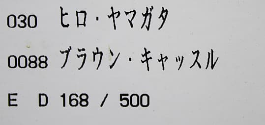 ヒロヤマガタ 【ブラウンキャッスル】 ディズニー シルクスクリーン 保証書有り