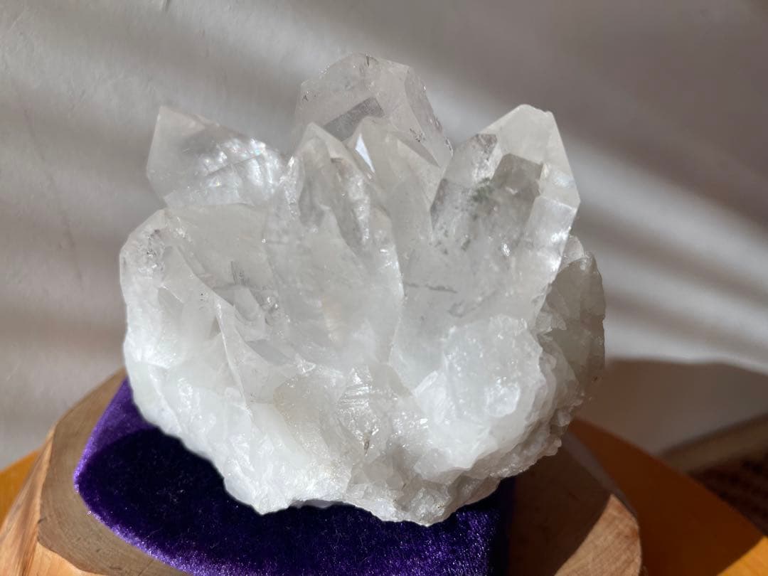 【トマスゴンサガクォーツ】12A 最高級✨　クラスター　抜群の透明度！！