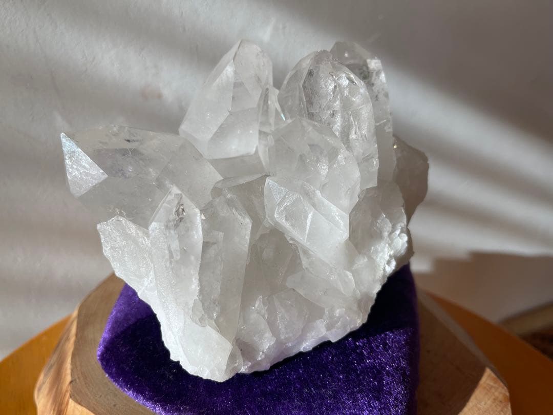 【トマスゴンサガクォーツ】12A 最高級✨　クラスター　抜群の透明度！！