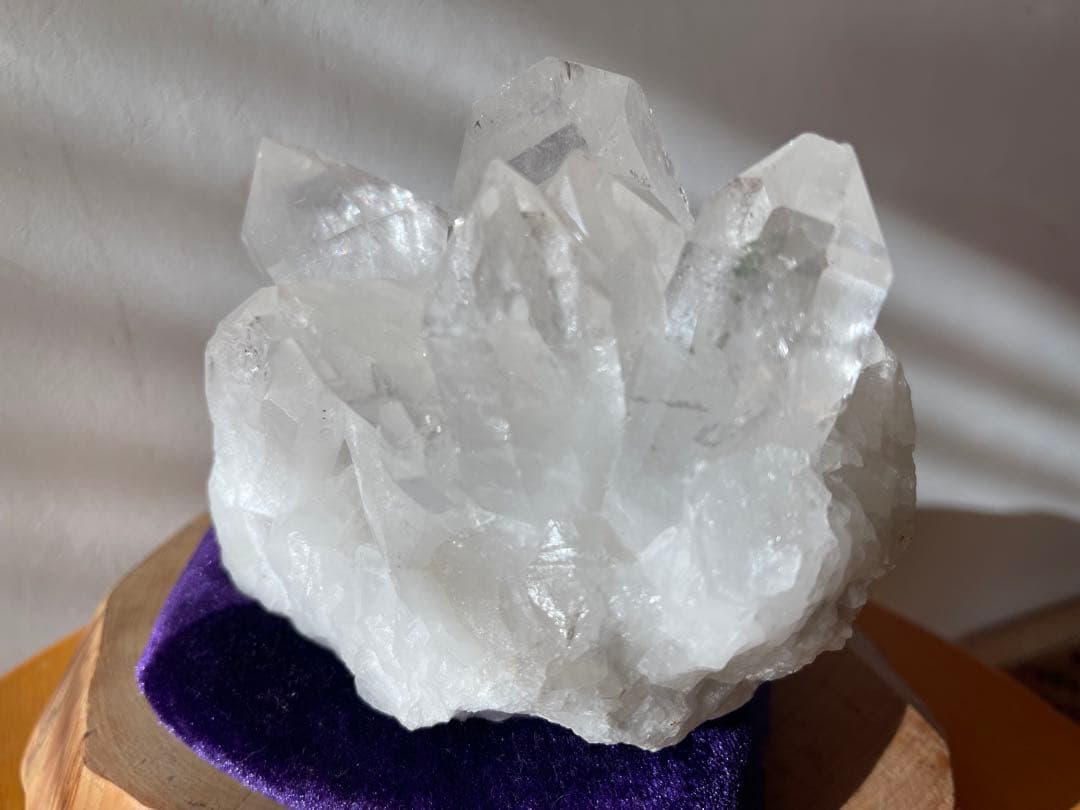 【トマスゴンサガクォーツ】12A 最高級✨　クラスター　抜群の透明度！！