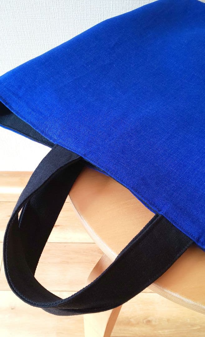 ■エマ　ロイヤルブルートート、ブラック帆布2wayトート 2点おまとめ