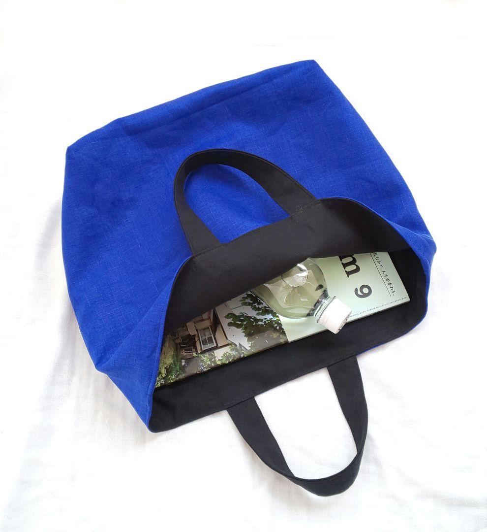 ■エマ　ロイヤルブルートート、ブラック帆布2wayトート 2点おまとめ