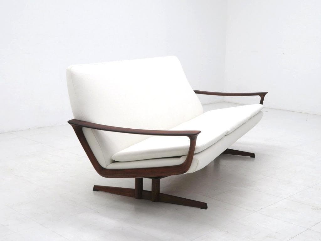 展示品　ヨハネスアンダーセン　ローズウッド　3人掛けソファ　北欧　ビンテージ