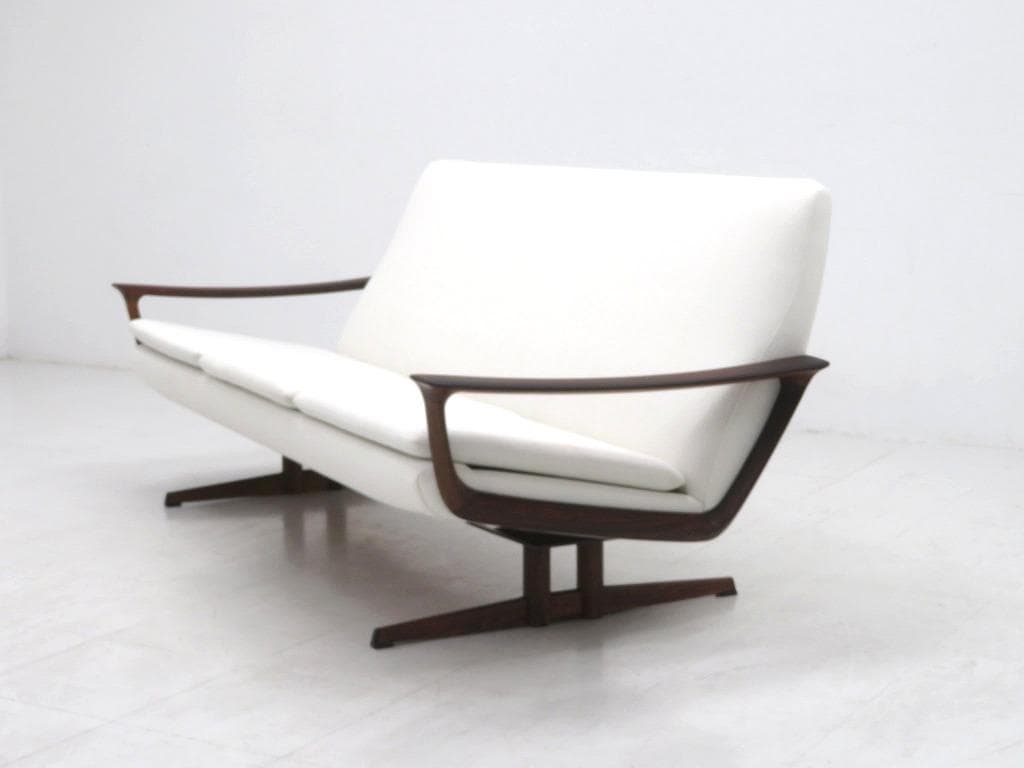 展示品　ヨハネスアンダーセン　ローズウッド　3人掛けソファ　北欧　ビンテージ