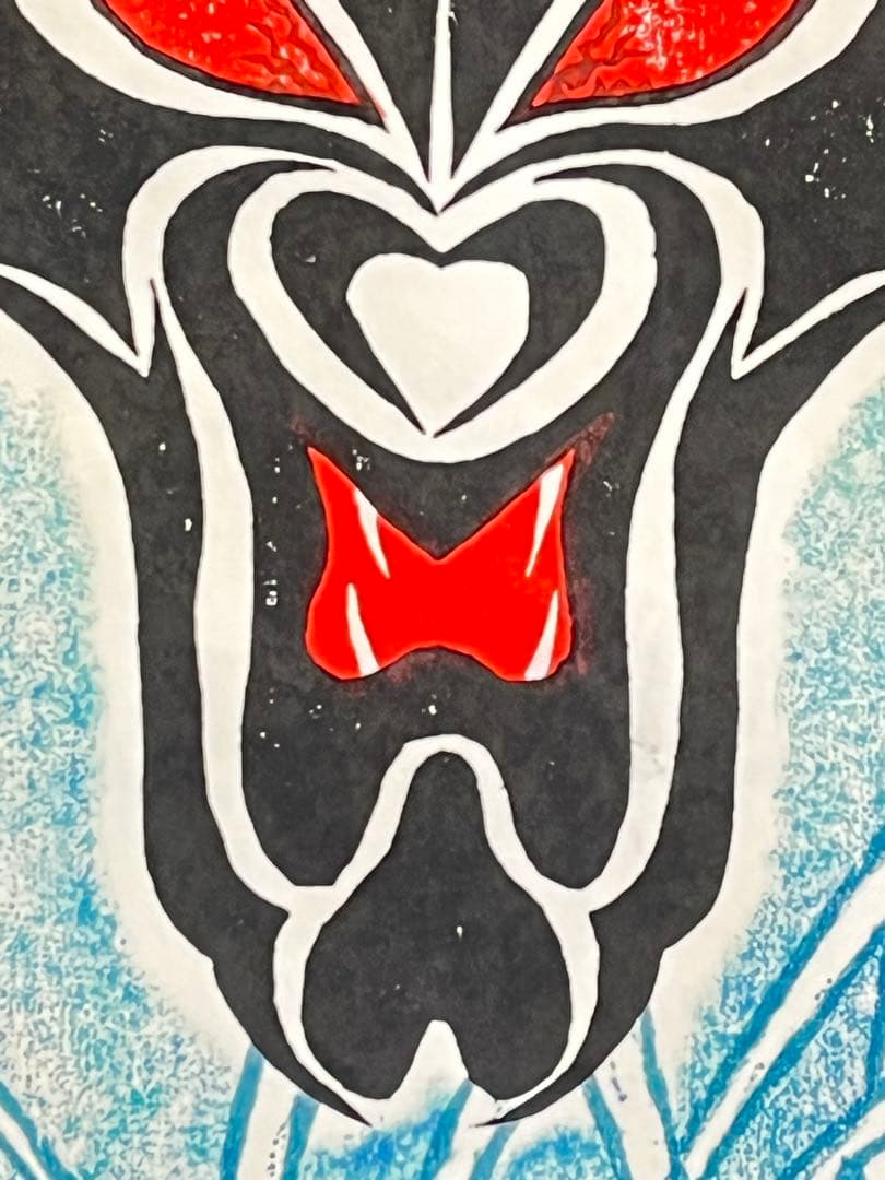 木版画 『#Worning』 心目獲