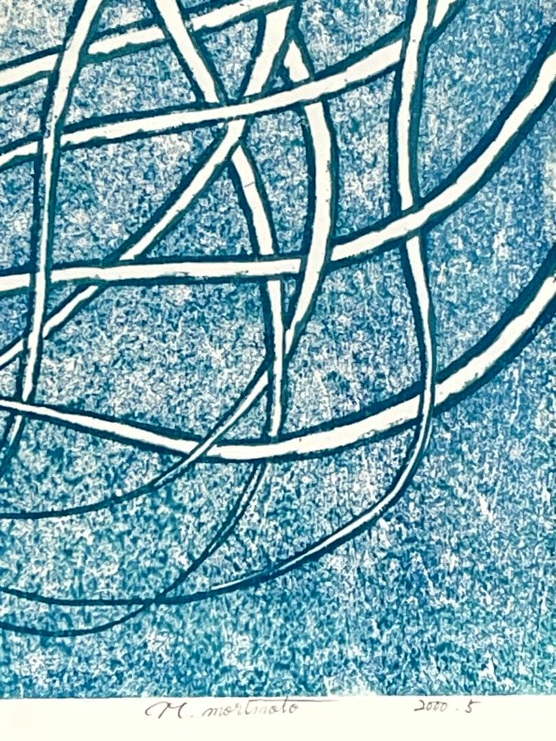 木版画 『#Worning』 心目獲