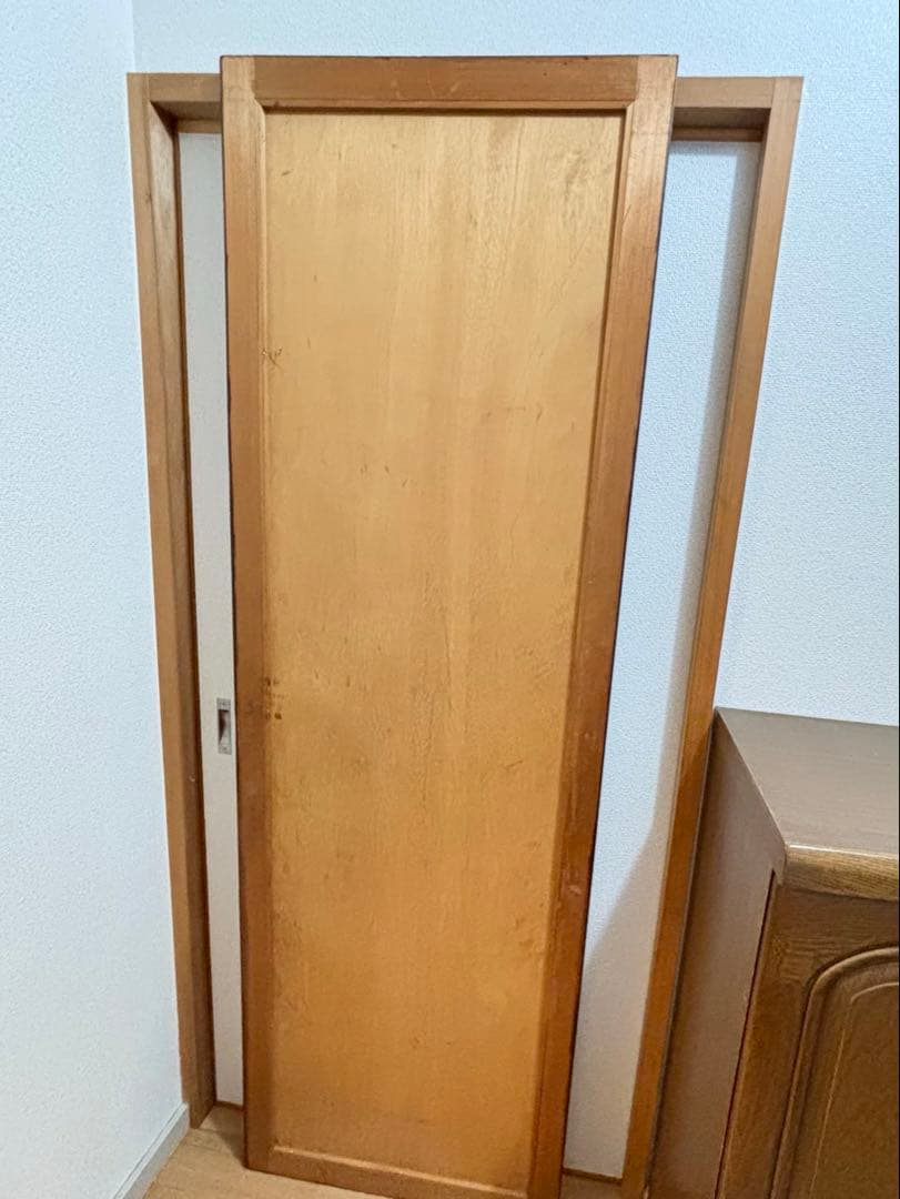 三越家具のブルージュデスクに合わせて購入の大型ウォールミラー 185×61cm