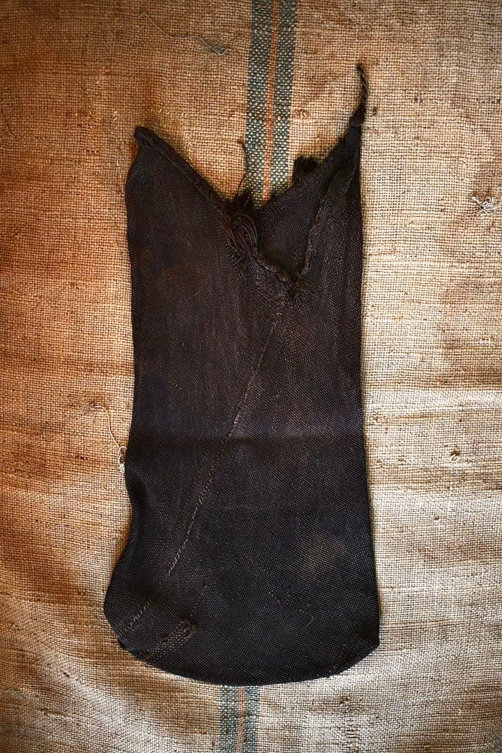 古道具　ツノ袋　襤褸　古布　民藝　幕末期　french 古道具坂田