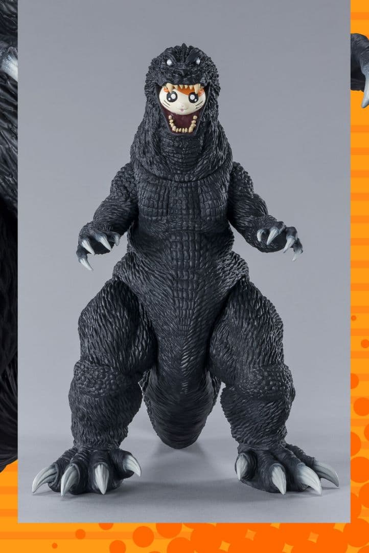 怪獣番外地 ゴジハムくん & ゴジラ 2001 未開封 バンダイ