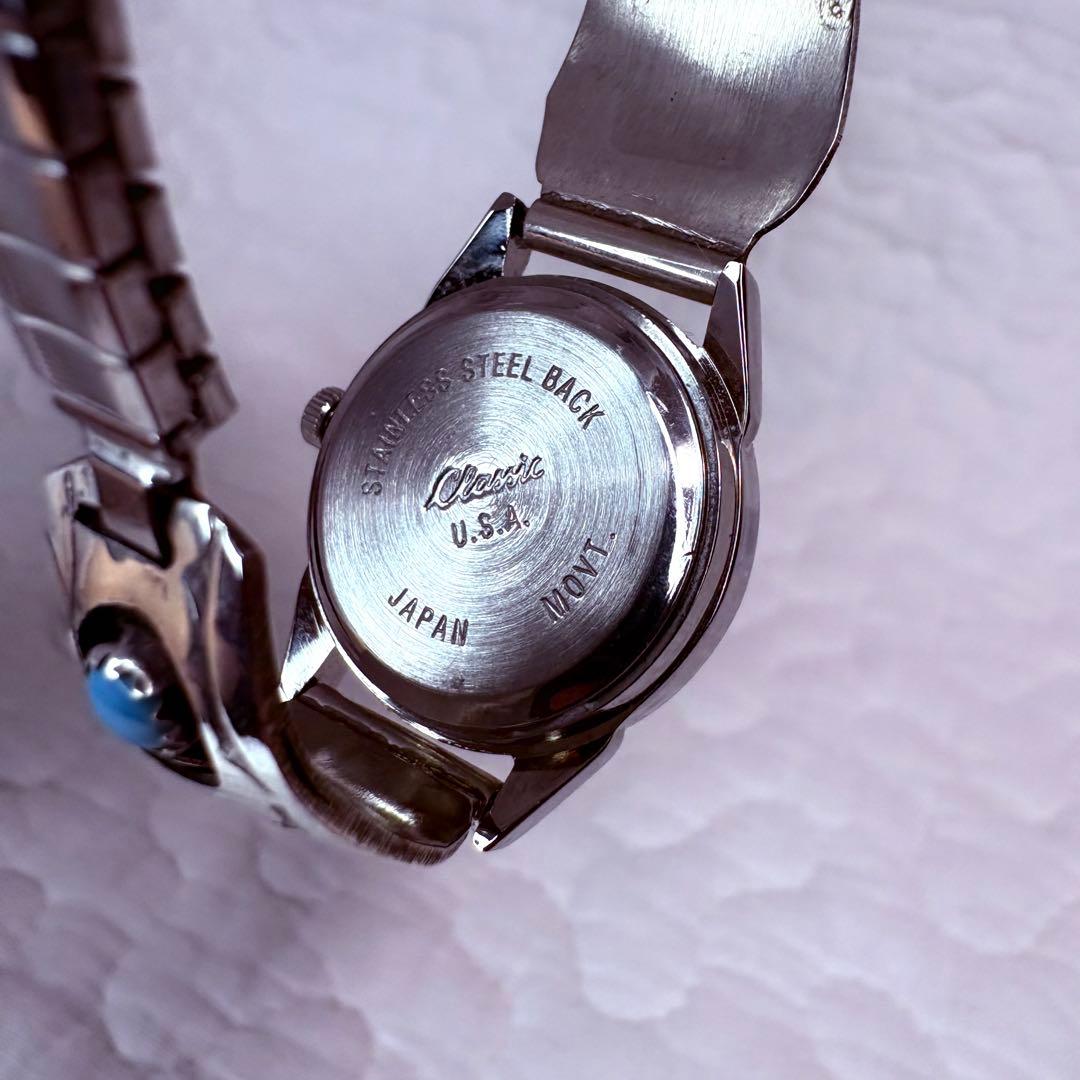 《希少》HOPI 腕時計 インディアンジュエリー ココペリ　ホピ　ハンドメイド