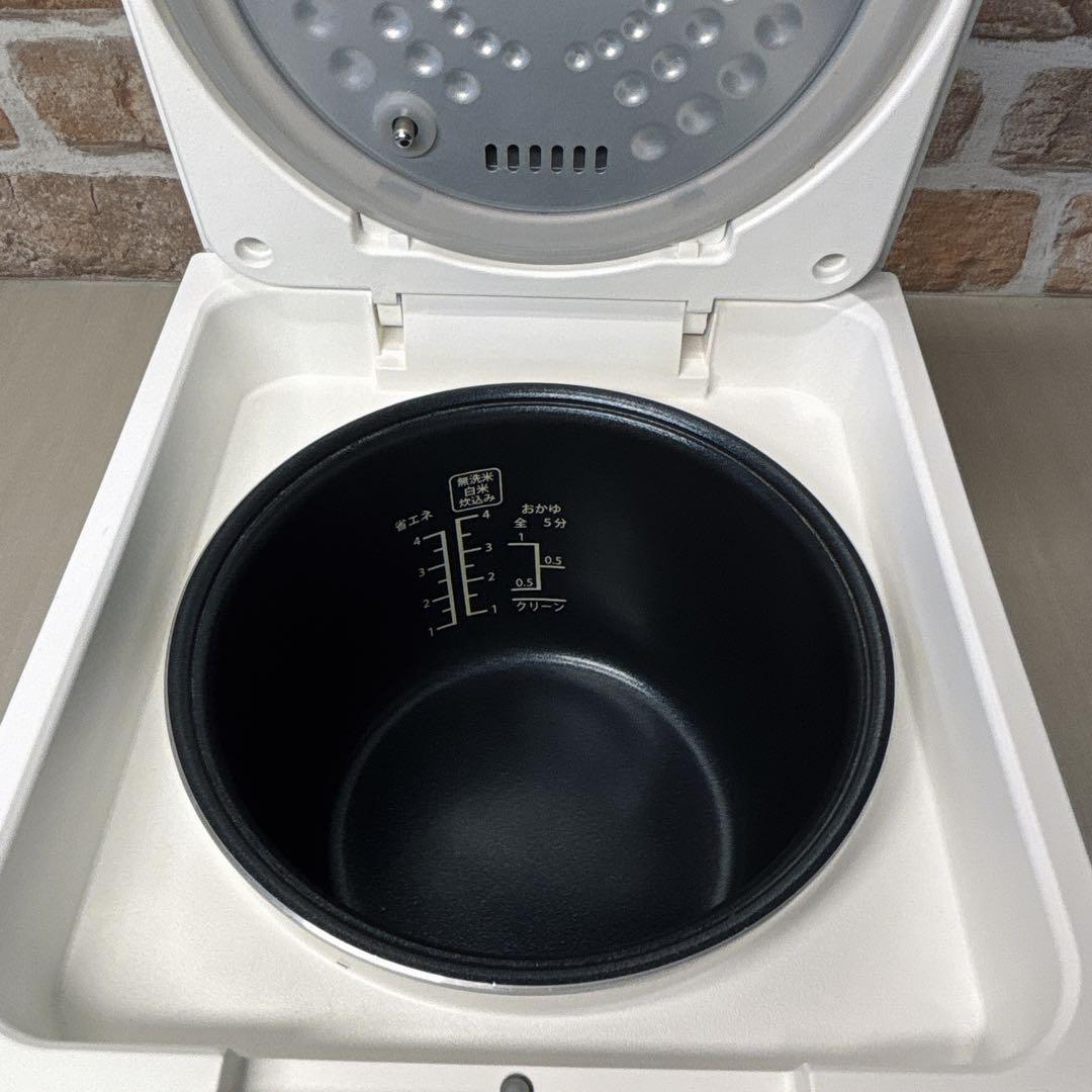 更に値下げ決行！（極美品）山善　炊飯器　マイコン式 　YJS-CM072(W)