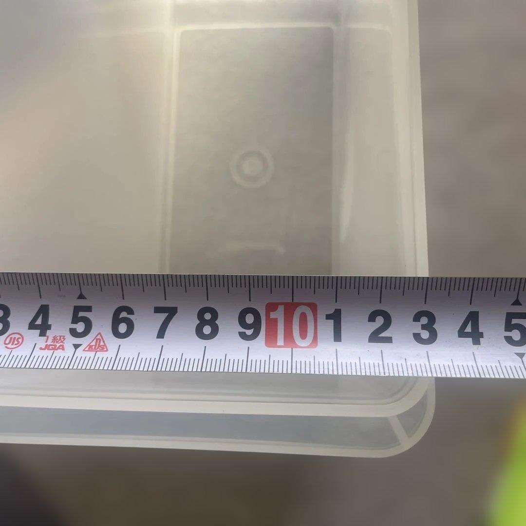 タッパーウェア 黄緑 長方形 中容量 容量6.2ℓ 2個セット