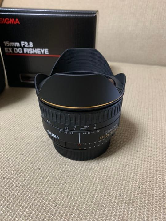 SIGMA　シグマ　　魚眼　NIKON　15㎜　2.8EX　DG　ニコン
