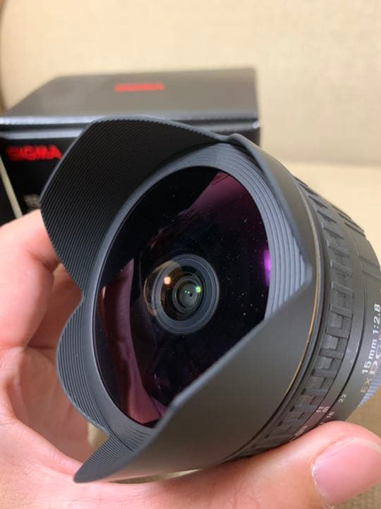 SIGMA　シグマ　　魚眼　NIKON　15㎜　2.8EX　DG　ニコン