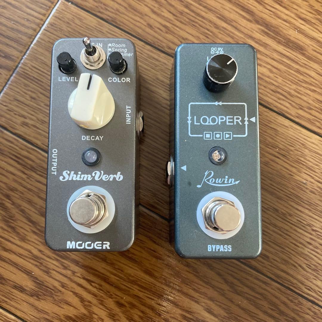 エフェクター5点セット(Us Dream、RAT、MS-50G 、他2個)