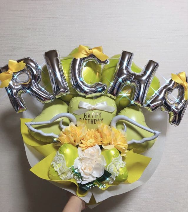 バルーンギフト　卒業　推し　バルーンブーケ　誕生日　生誕祭