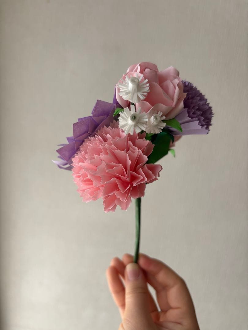 masaページ 折り紙の小さい花束